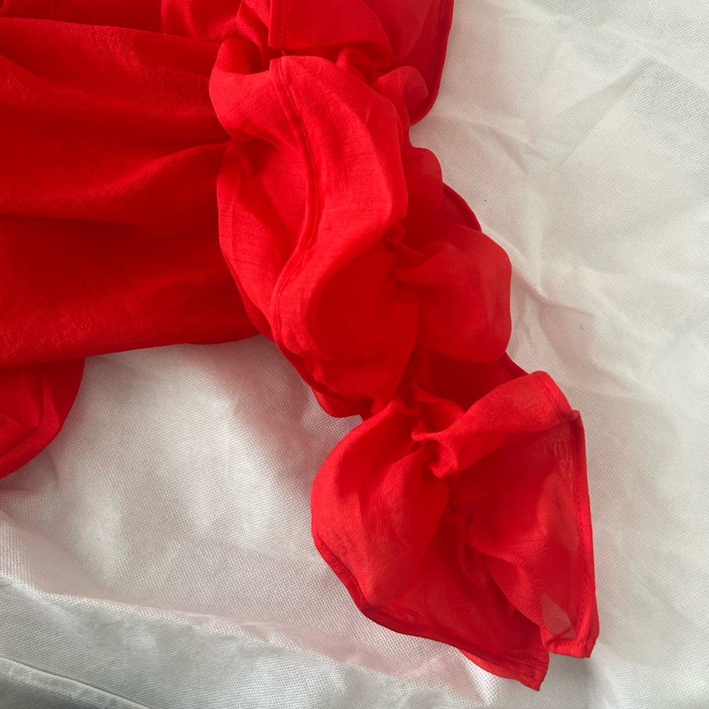 H&M Rose Red Blouse - Picture 4 of 8